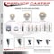 Service Caster 4 Inch Nylon Wheel Swivel 34 Inch Threaded Stem Caster Set 2 Brakes SCC SCC-TS20S414-NYS-34212-2-TLB-2 - alternate 4